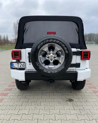 Jeep Wrangler cena 106000 przebieg: 146900, rok produkcji 2016 z Lublin małe 466